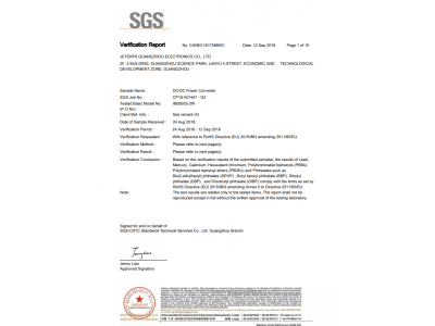 Сертификат SIP8CE